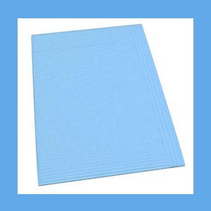 Dynarex Plastic Lined Professional Towels, Blue