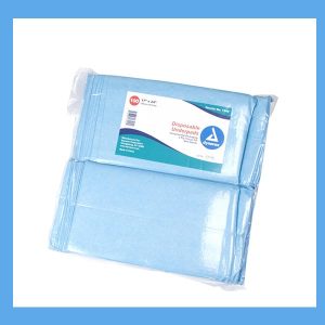 Dynarex Underpads Poly-Back 2ply Tissue Fill 17" x 24"