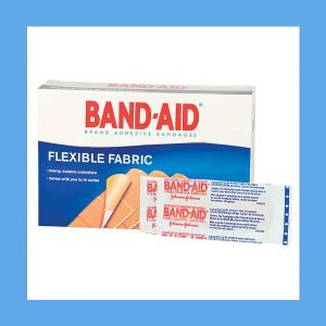 Johnson and Johnson Band-Aid Flexible Fabric, 1" x 3" Strips