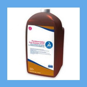 Dynarex Povidone Iodine Solution, Gallon bottle antiseptic, povidone, iodine, solution